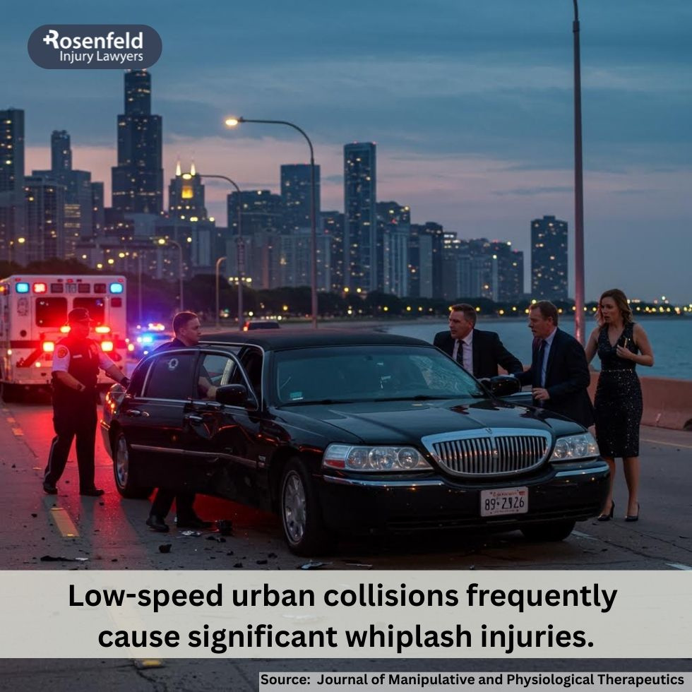 Chicago limo accident lawyer discussing serious car accident injuries with a client
