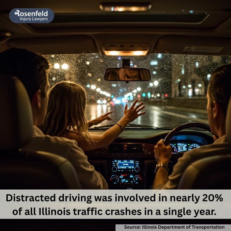 Chicago personal injury lawyer helping car accident passengers file claims.