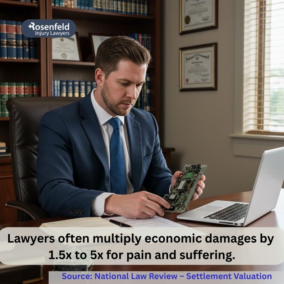 Chicago lawyer explaining a defect in a product liability claim