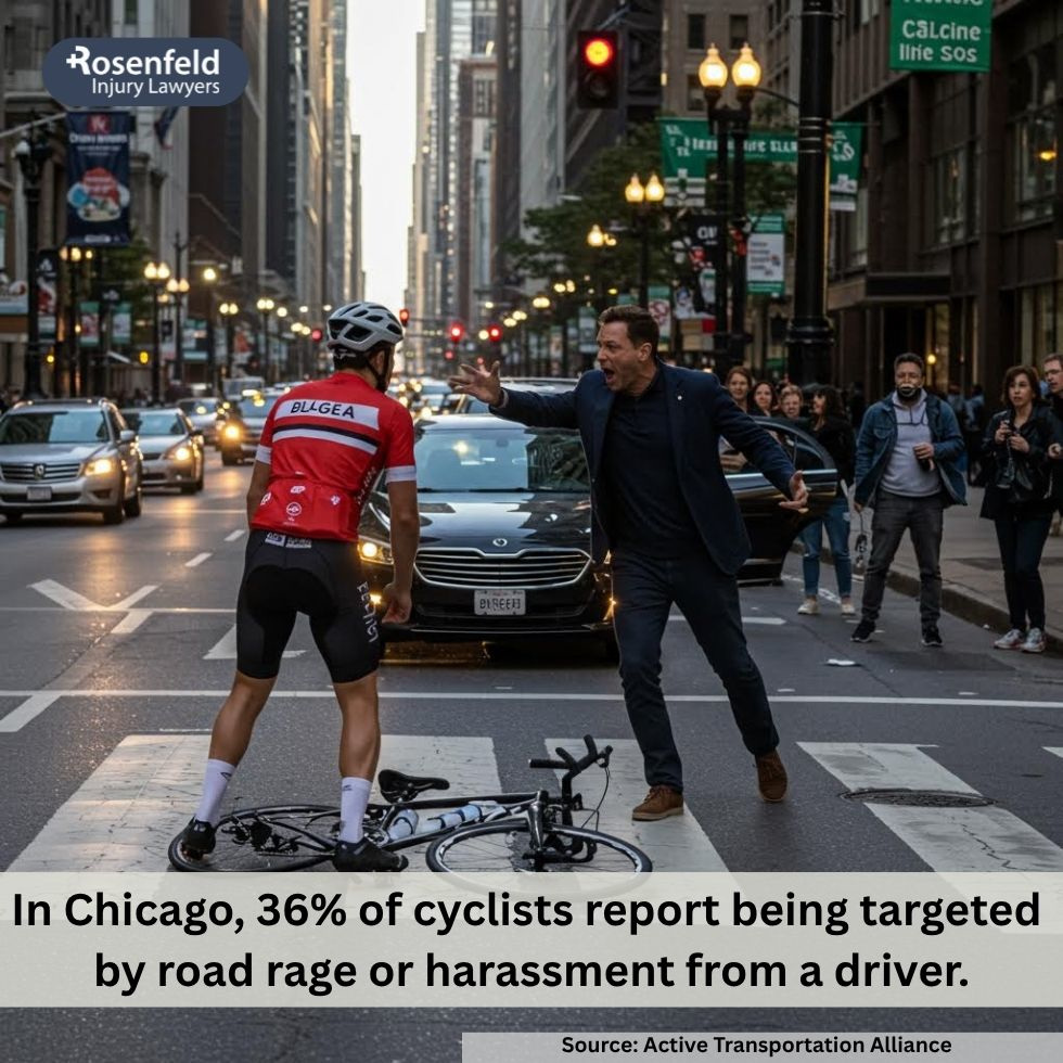 Law firm representing victims of road rage bicycle accidents in Chicago.
