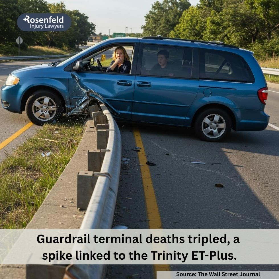 Chicago attorney handling car accident cases involving Trinity guardrails