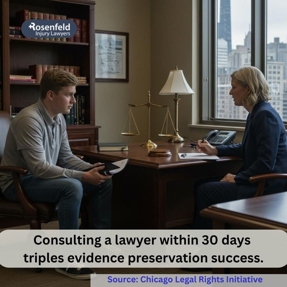 Student consulting with a Chicago sexual assault lawyer about a lawsuit.
