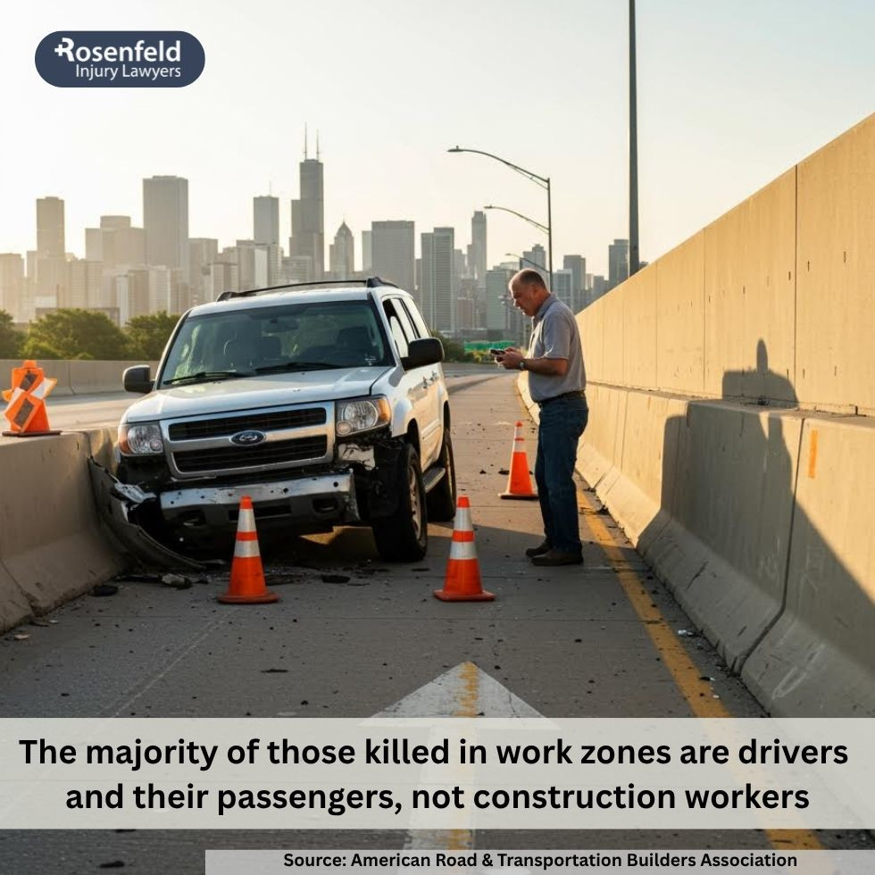Personal injury lawyer for highway crashes involving construction workers.