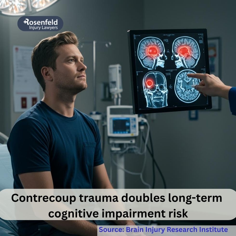 dual-site brain trauma caused by blunt force impacts