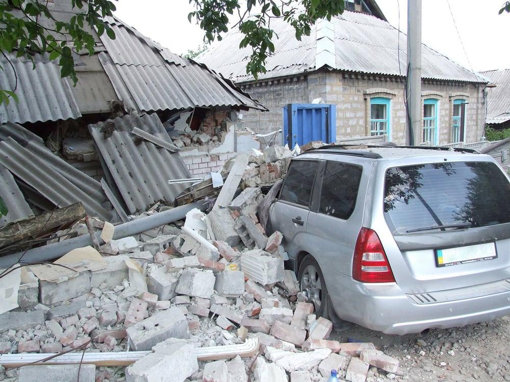 Property owner liability in a car accident occurring on private property