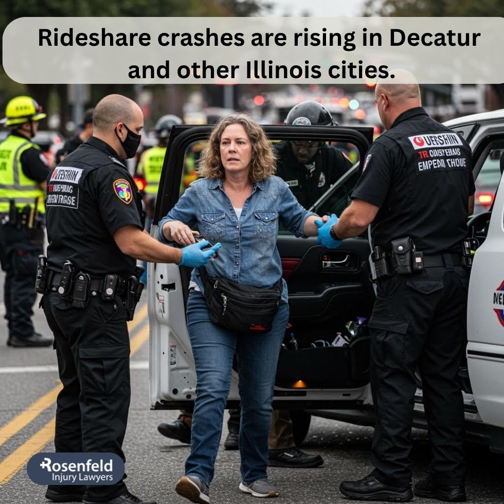 Trusted Decatur rideshare accident lawyer offering legal help to injured Uber and Lyft passengers.