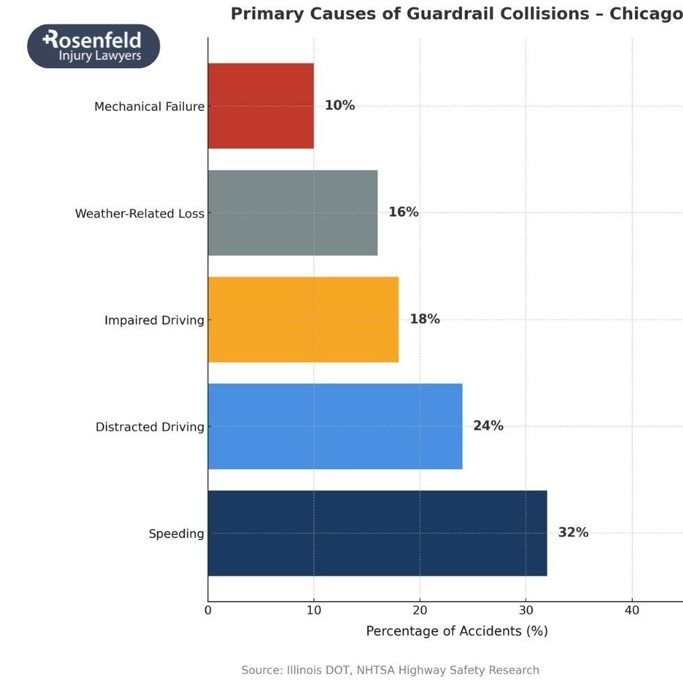 Filing a personal injury claim after a car accident involving defective guardrails