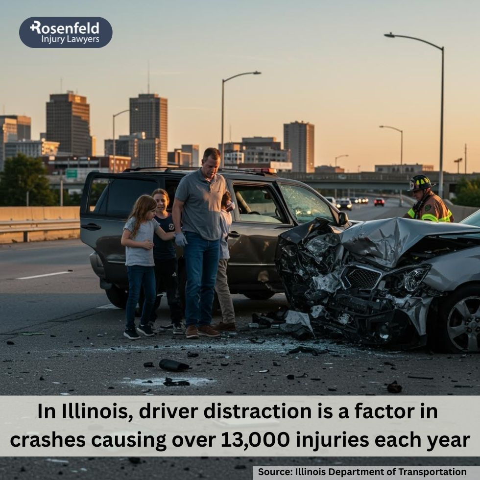 Experienced attorney representing car accident victims in distracted driving auto accident cases.