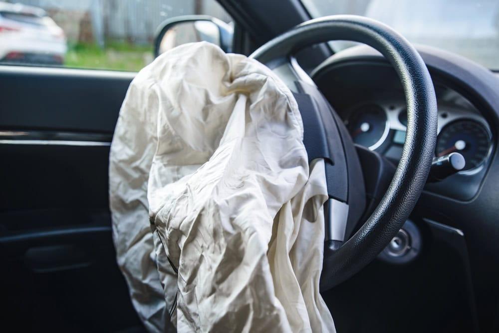 Chicago car accident victim with airbag-related injuries