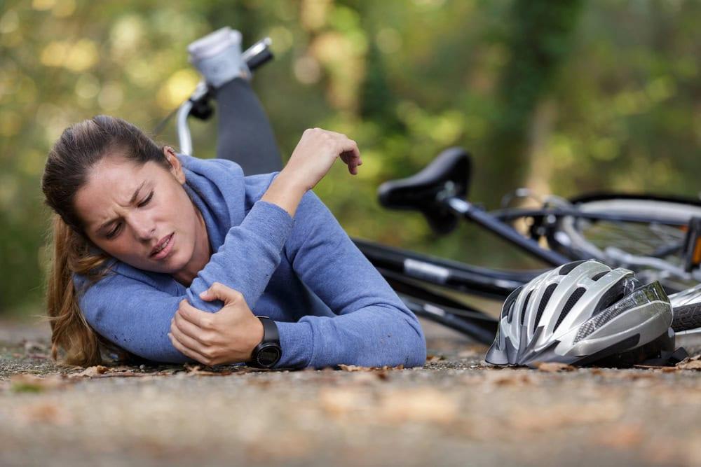 A Chicago lawyer representing cyclists with broken bones after an accident.
