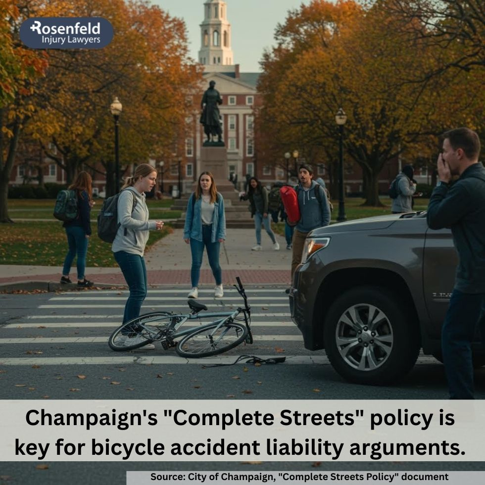 Experienced Champaign bicycle accident lawyer providing legal aid for injury victims.