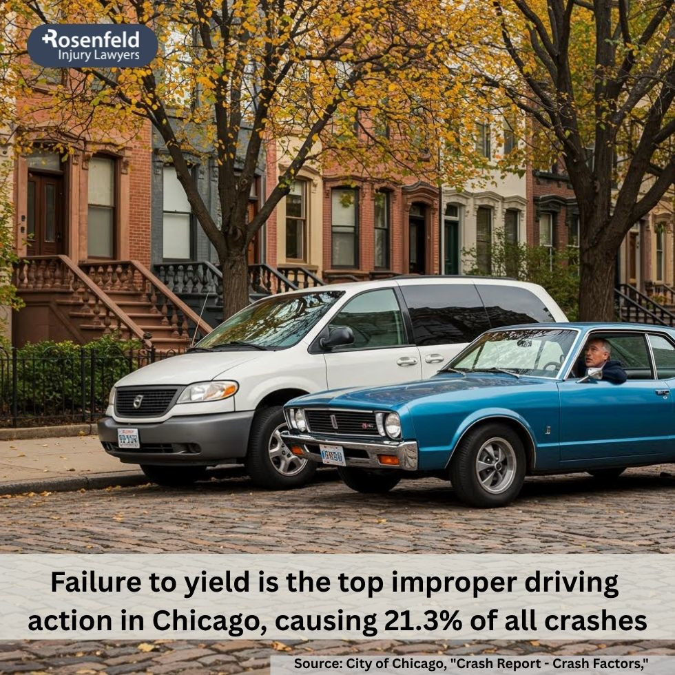 Personal injury lawyer helping victims of failure to yield car accidents