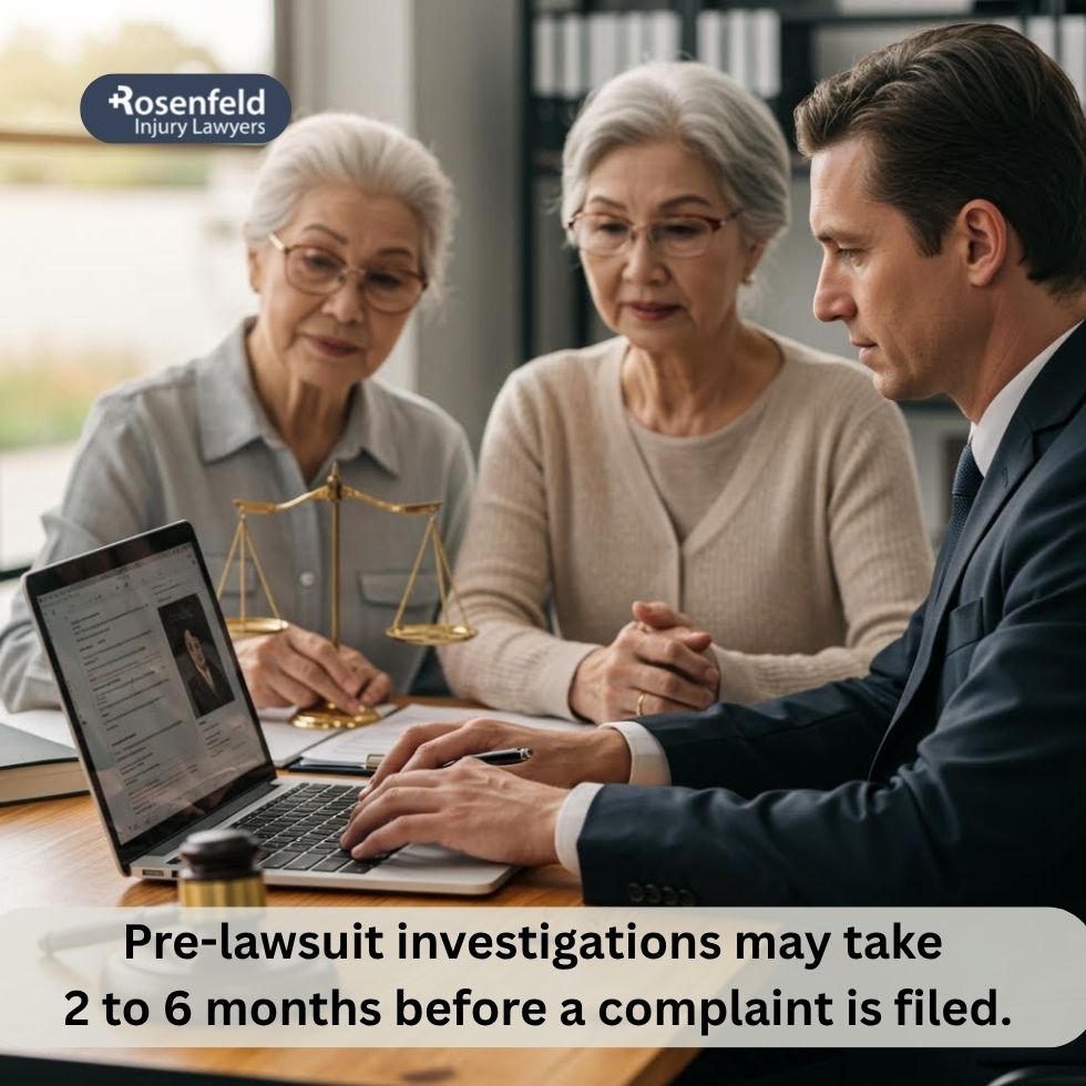Attorney filing a personal injury lawsuit for nursing home abuse.