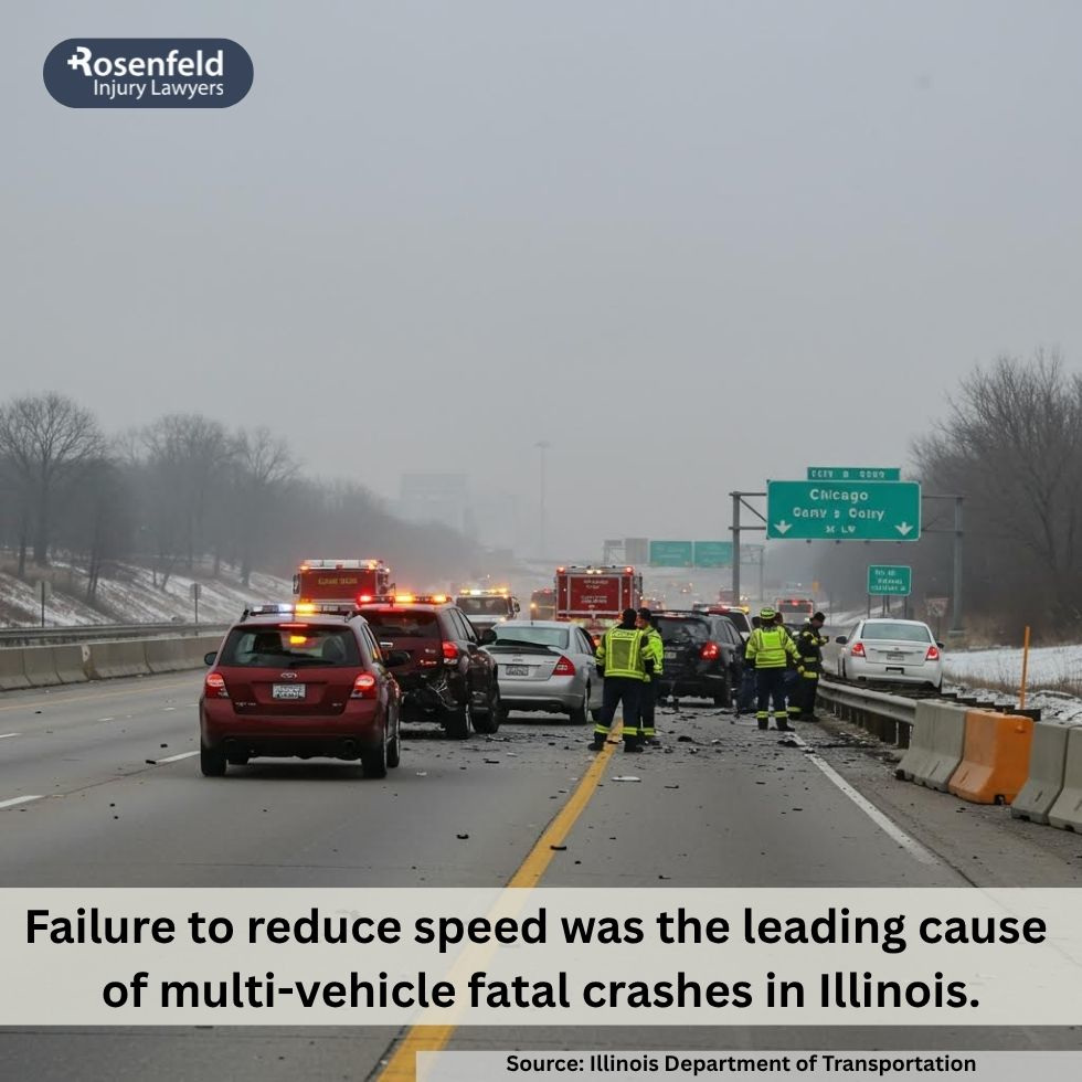 Head-on collision between two vehicles on a Chicago boulevard