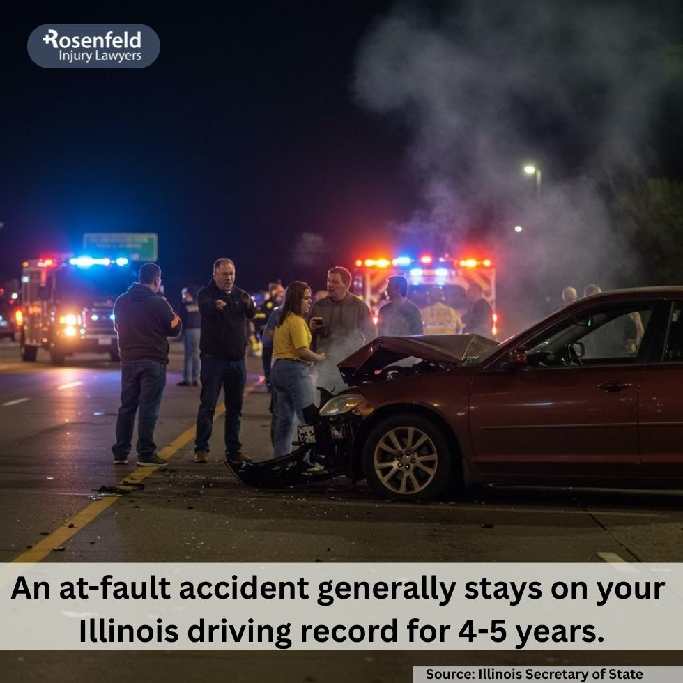 Learn how long an accident stays on your driving record in Illinois.