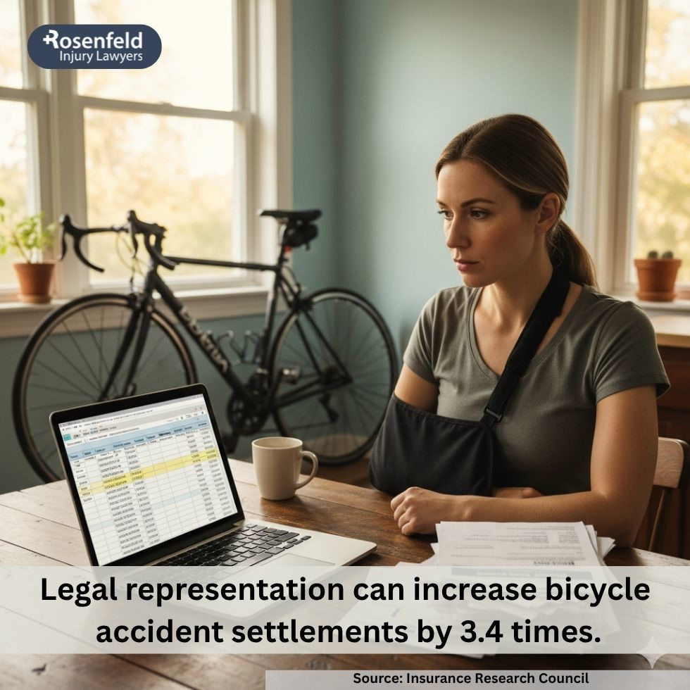 Steps to claim compensation after a bicycle accident in Chicago.