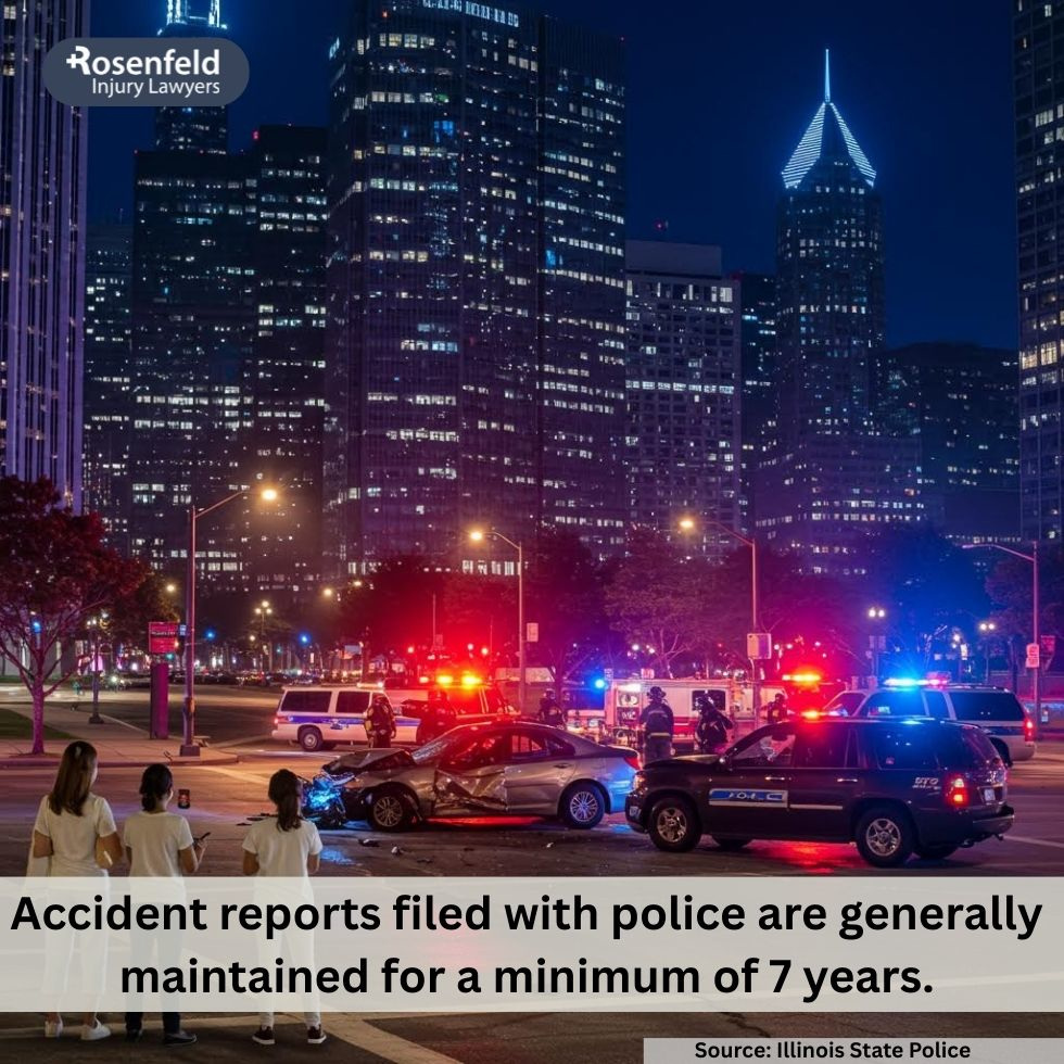 Duration a car accident stays on your Illinois driving record.