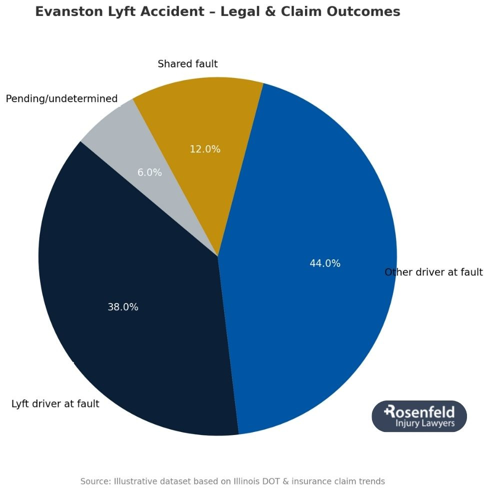 Lawyer helping client recover compensation after a rideshare accident.