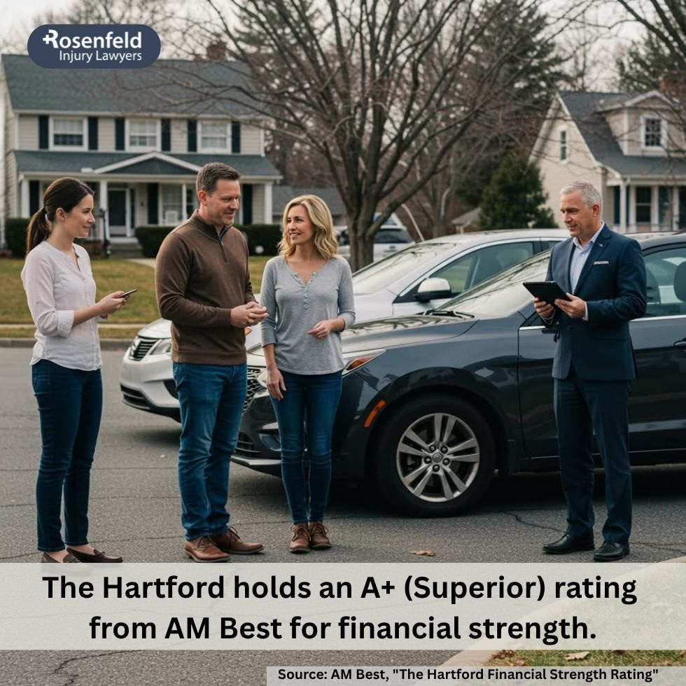 Law firm in Chicago assisting with Hartford insurance claims and car accident cases.