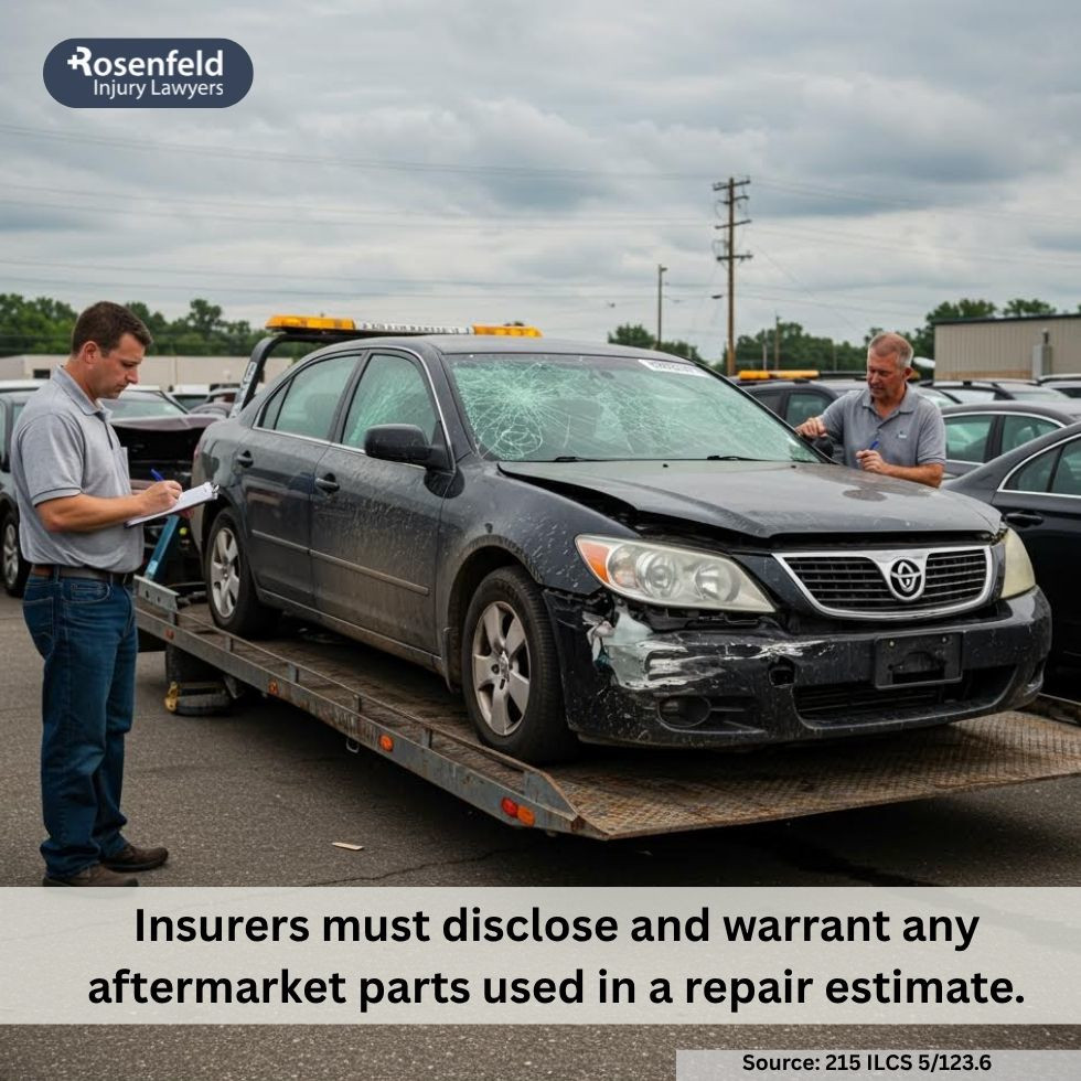 Law firm attorney explaining insurance company repair cost dispute after car accident.