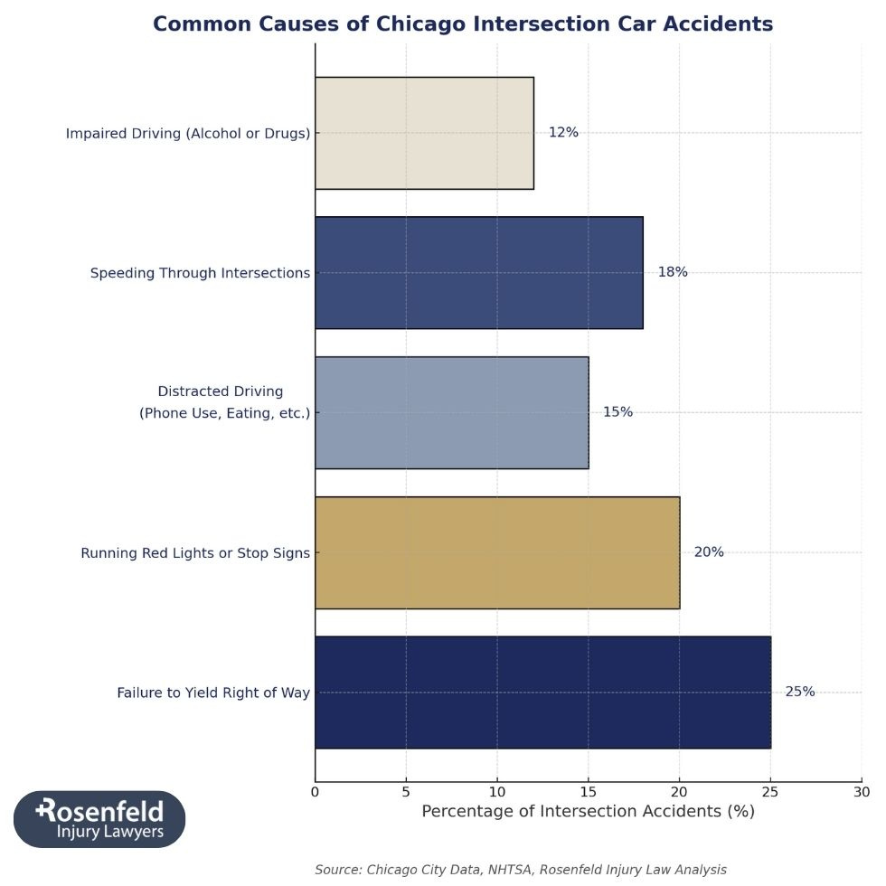 Law firm handling a serious intersection car crash claim for injured victim.