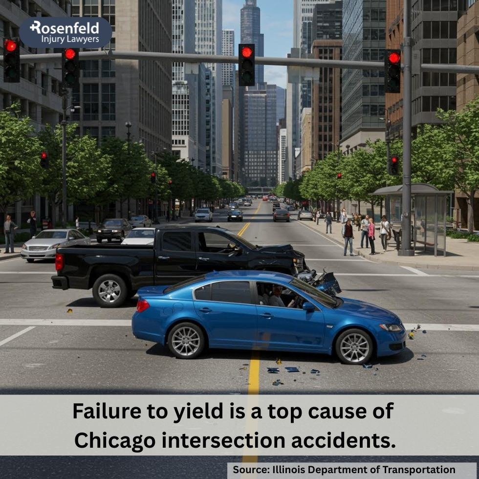 Chicago law firm handling complex intersection car accident claims.