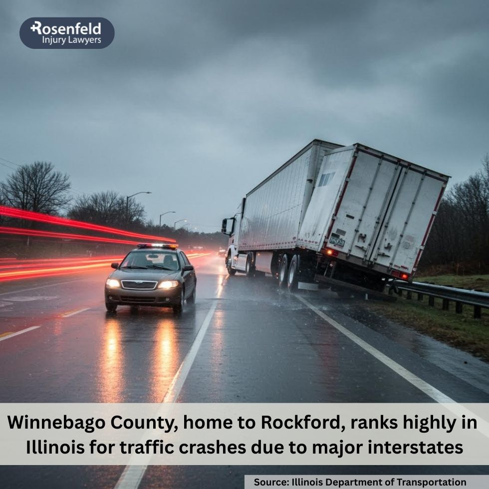 Experienced jackknife accident attorney in Rockford handling trucking injury claims.