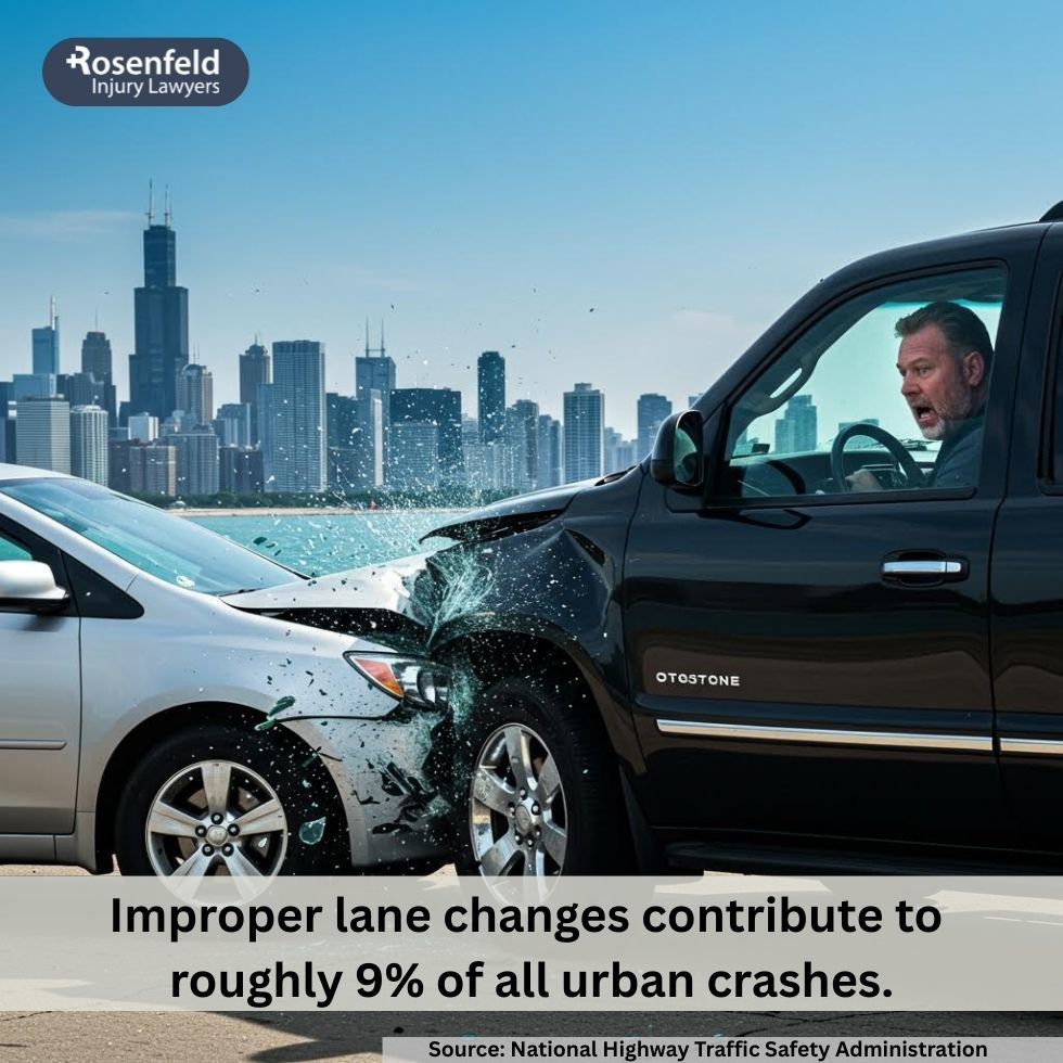 Experienced attorney handling lane change car crash cases.