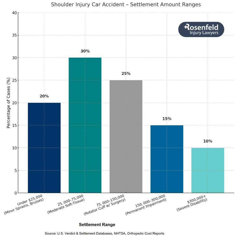 Law firm handling car accident shoulder injury cases