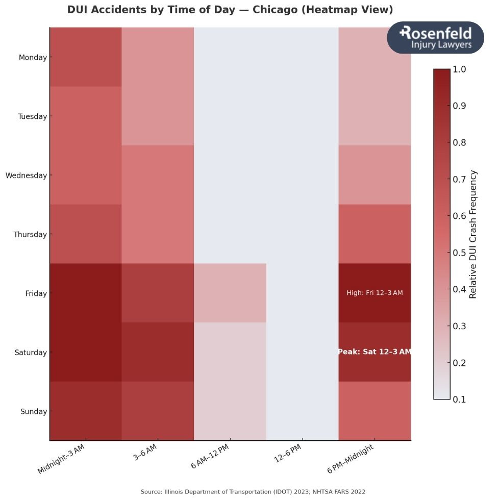 Law firm pursuing compensation for Chicago DUI accident injury victims.