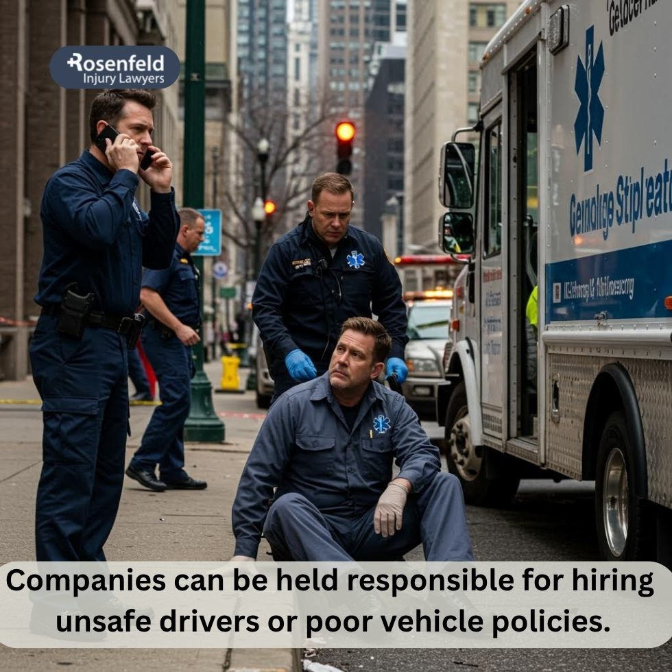 Law firm handling employer liability cases in company car accidents.