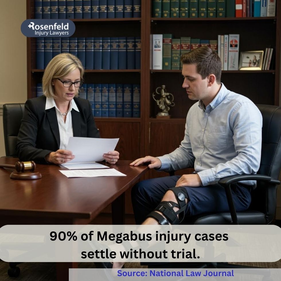 Our law firm handles Megabus accident claims involving serious injuries and losses

