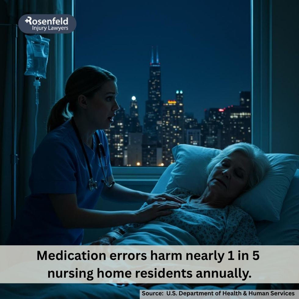 Elderly resident in Chicago nursing home recovering from life-threatening injury