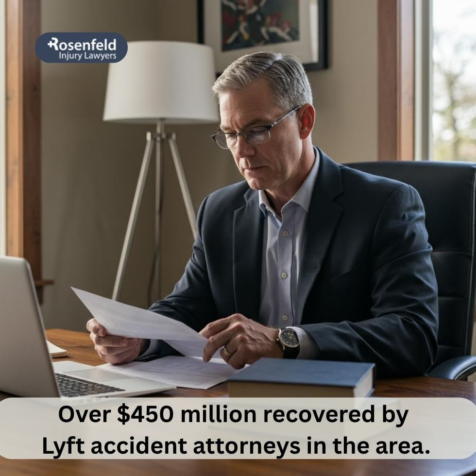 Lyft accident attorney representing a client in Buffalo Grove
