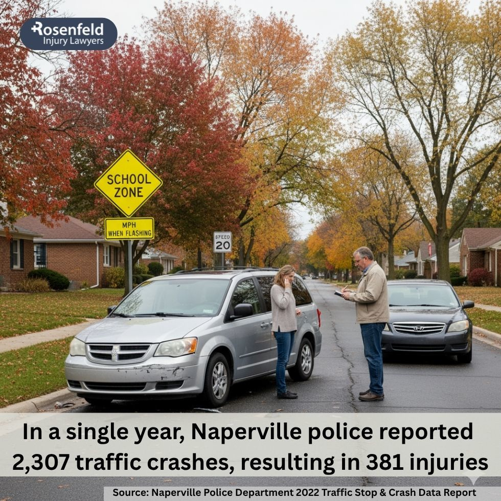Naperville car accident lawyer providing a free consultation for a personal injury case.