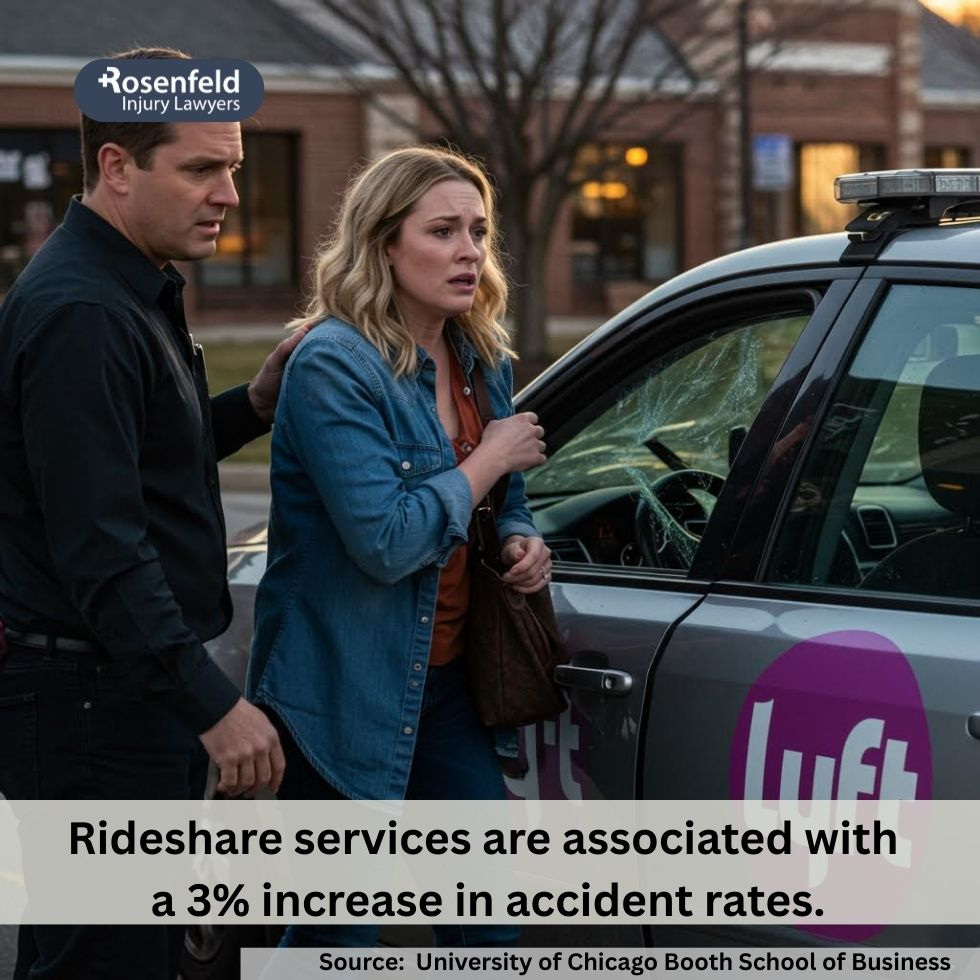 Naperville Lyft accident lawyer assisting car crash victims with insurance claims.