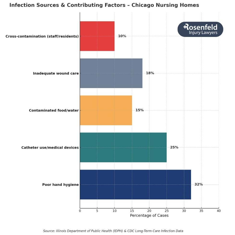 Law firm handling cases involving infections and abuse of nursing home residents.