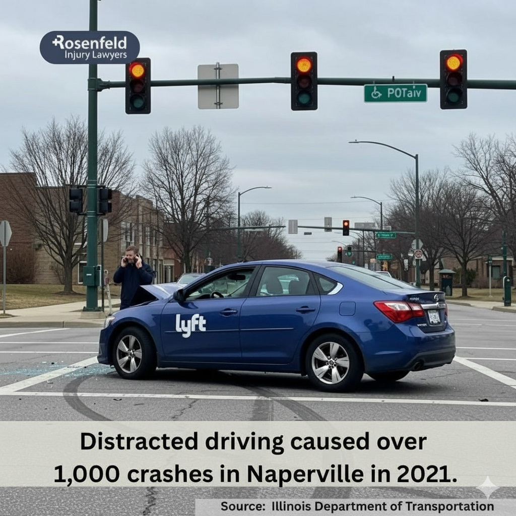 Personal injury attorney helping victims of rideshare car accidents navigate insurance claims.