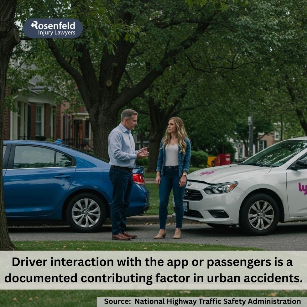 Rideshare accident attorney reviewing legal options after a Lyft crash.