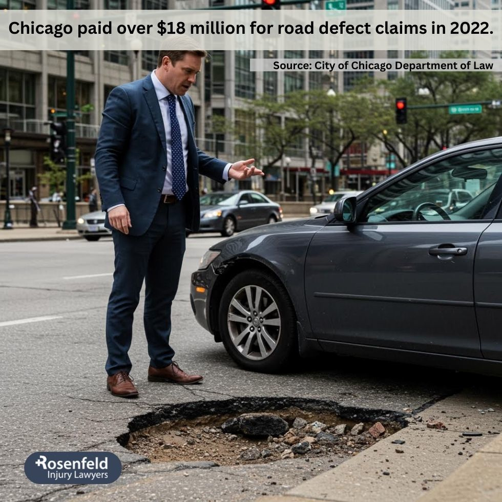 Lawyer assisting victims of car accidents caused by road defects