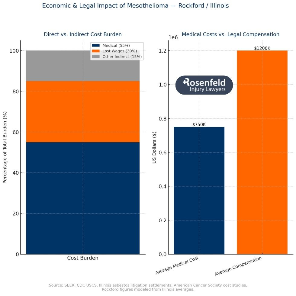 Top Illinois asbestos lawyers helping Rockford residents diagnosed with mesothelioma.