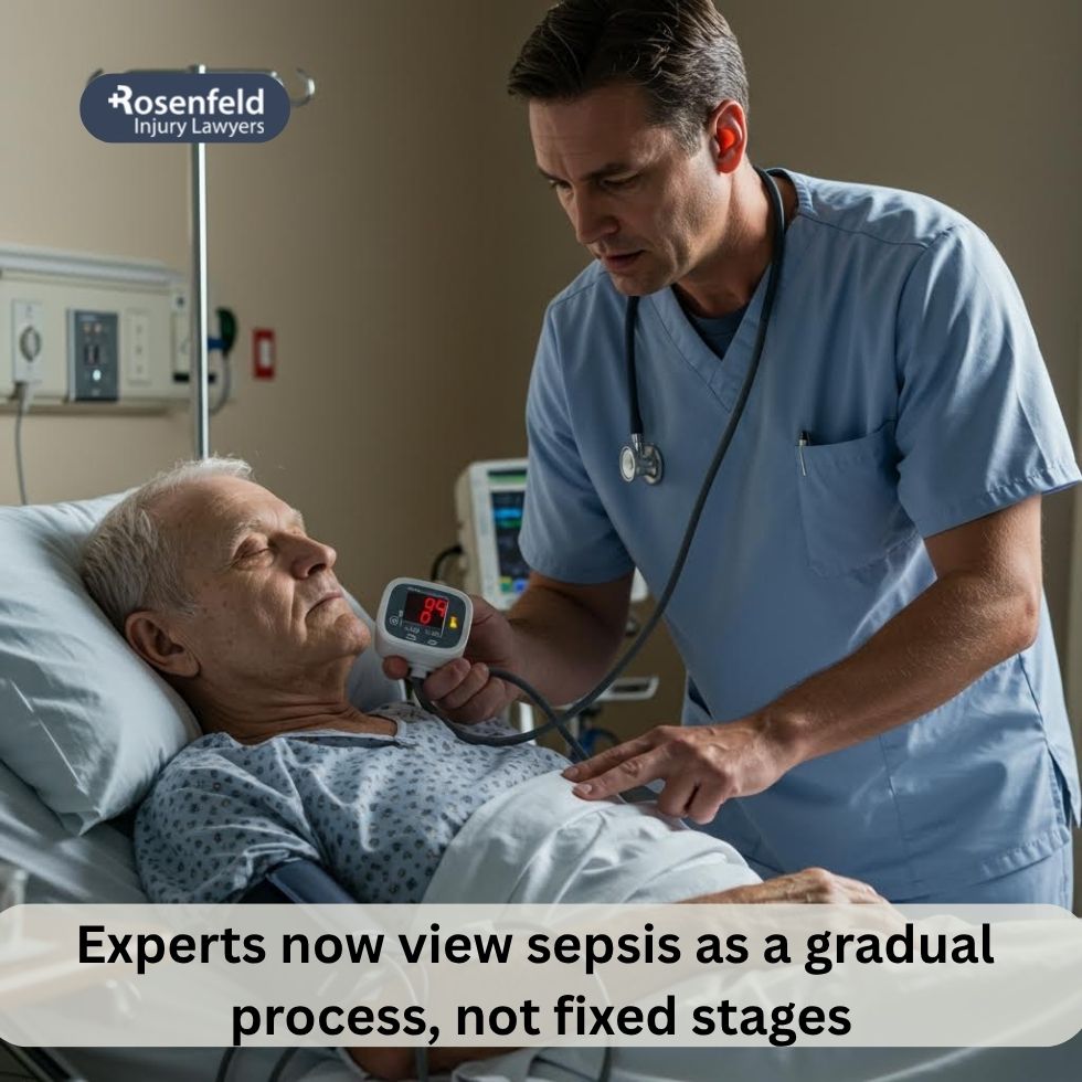 Warning signs of septic shock include dangerously low blood pressure.
