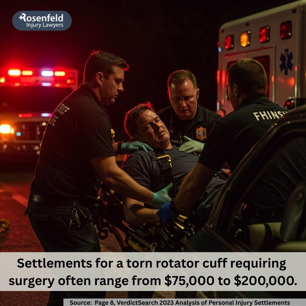 Attorney for shoulder injury settlement after car accidents