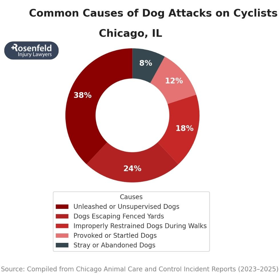 A top-rated lawyer handling cases for cyclists injured in dog attacks.