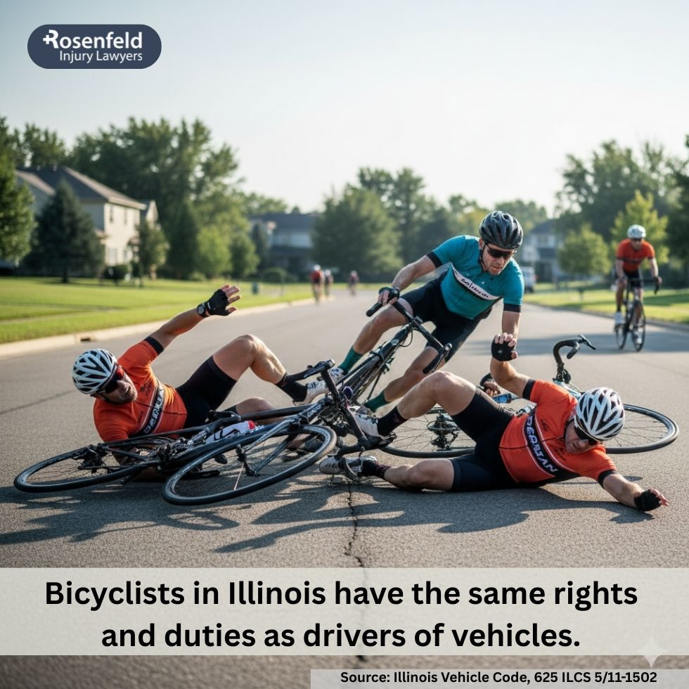 Traumatic brain injuries caused by a bicycle accident in Buffalo Grove, IL.