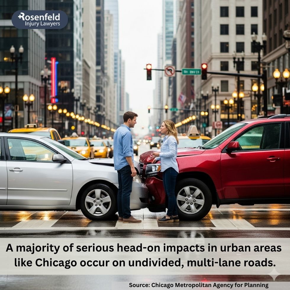 Lawyer handling common types of car accidents in Chicago