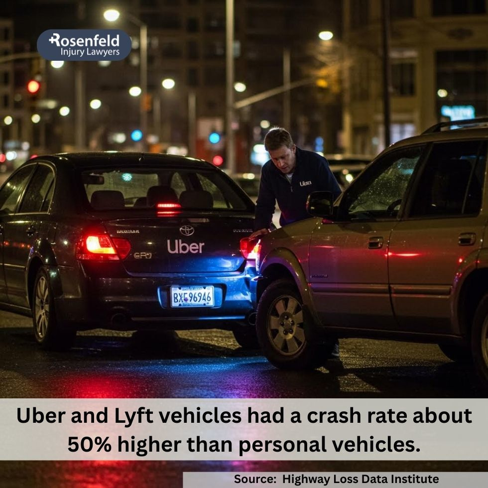 Attorney explaining insurance coverage for accidents involving Uber or Lyft drivers