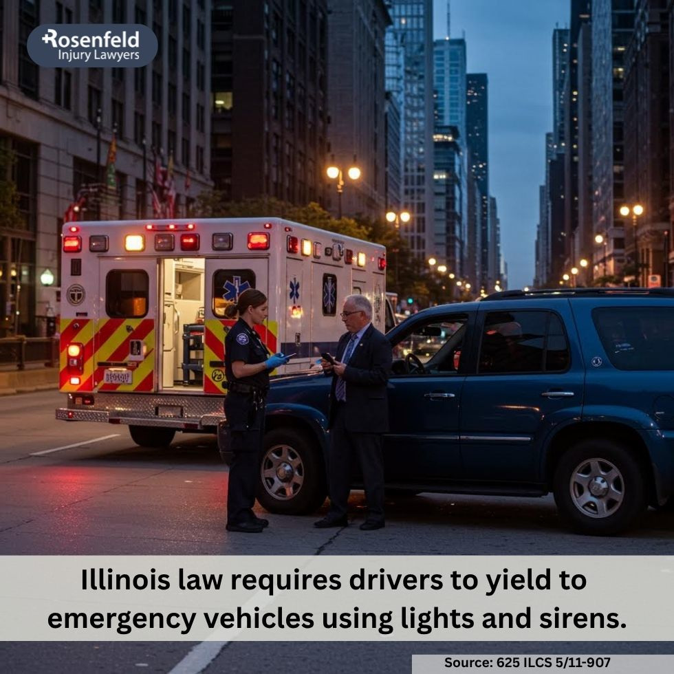 Attorney explaining what happens if an ambulance hits your car in an accident.