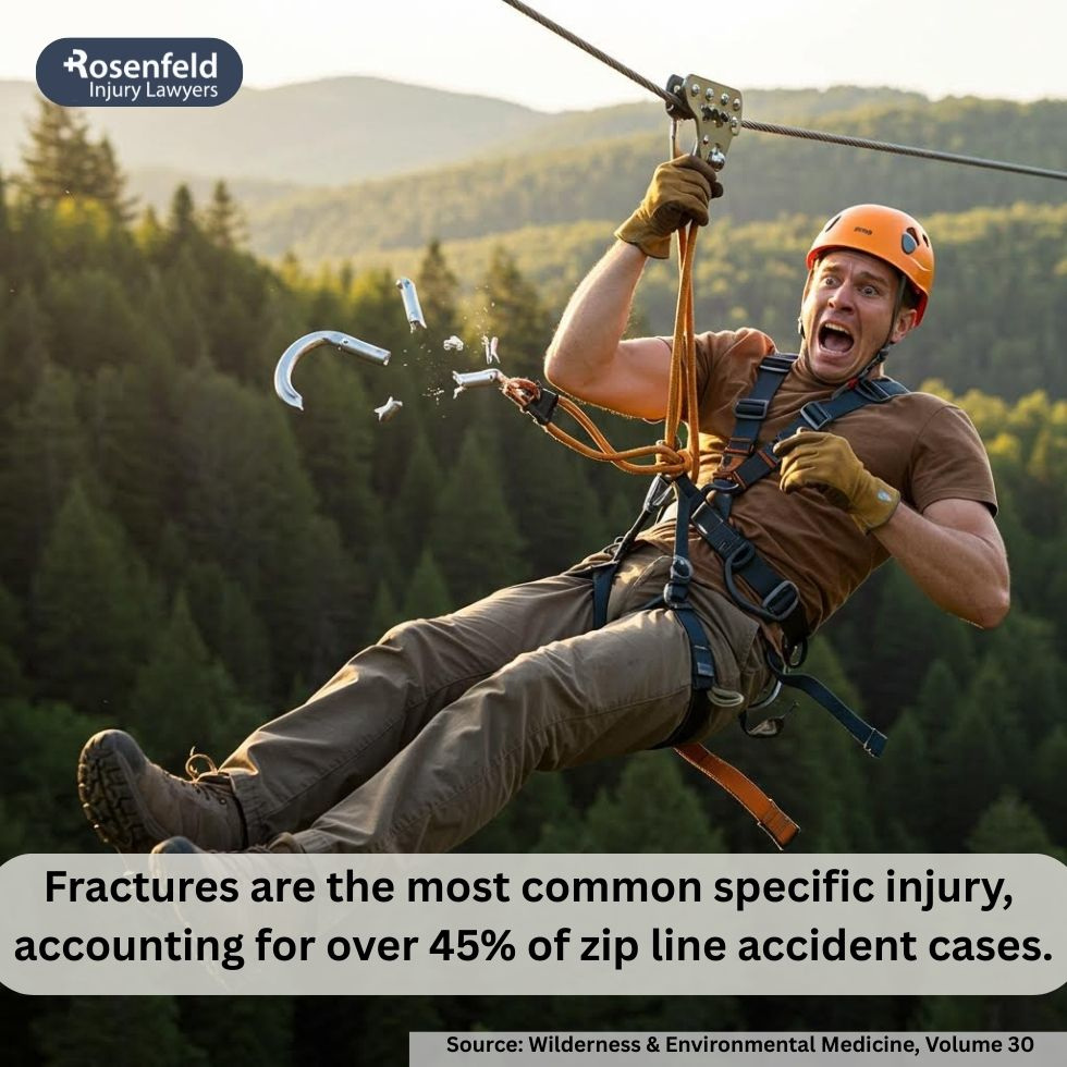 Legal action taken after a serious zipline injury in Illinois