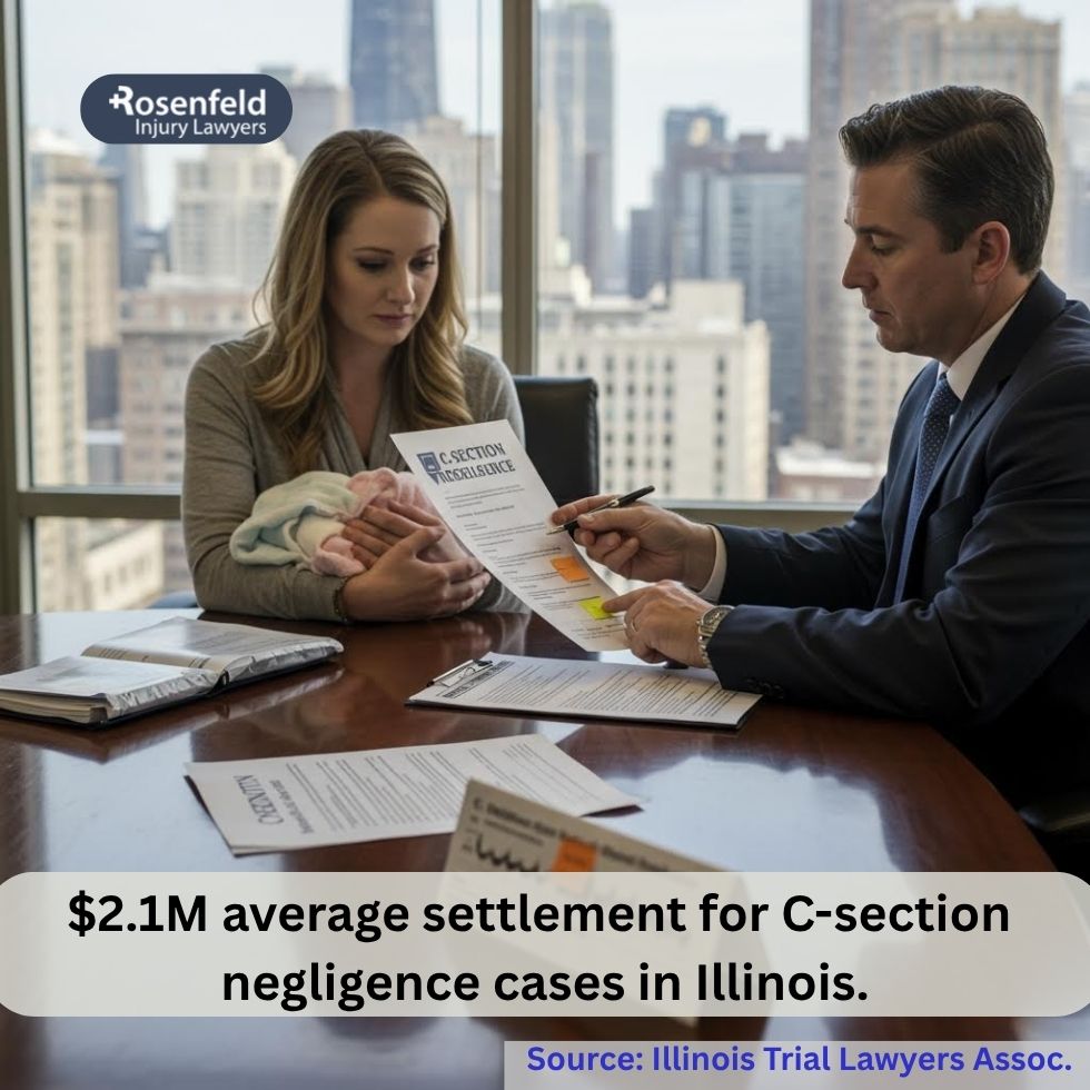 Personal injury attorneys can take legal action after a negligent C-section